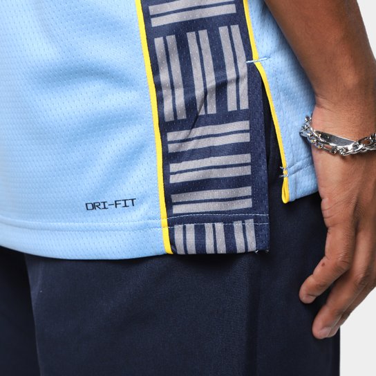 Regata Jersey NBA Nike Memphis Grizzlies Ja Morant N° 12 - Masculina - Azul Claro