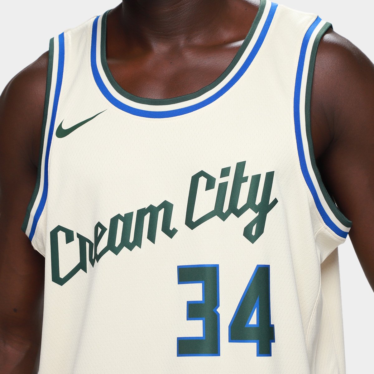 Regata Jersey NBA Nike Milwaukee Bucks Giannis Antetokounmpo Nº 34