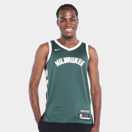 Regata Jersey NBA Nike Milwaukee Bucks - Masculina