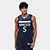 Regata Jersey NBA Nike Minessota Timberwolves Anthony Edwards Nº 5 - Masculina - Azul Escuro
