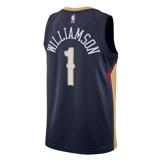 Regata Jersey NBA Nike New Orleans Pelicans Zion Williamson Nº 1