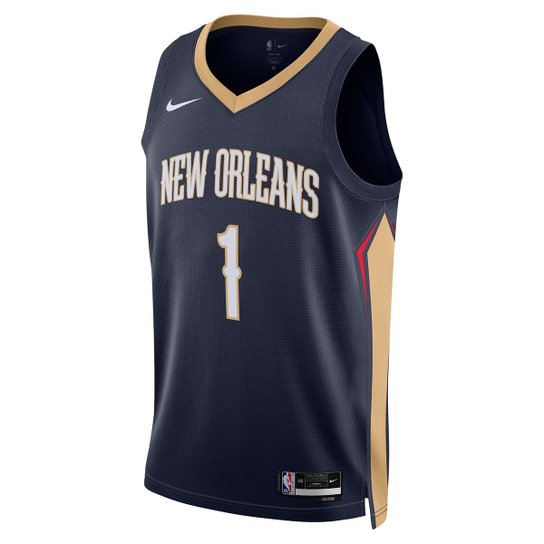 Regata Jersey NBA Nike New Orleans Pelicans Zion Williamson Nº 1