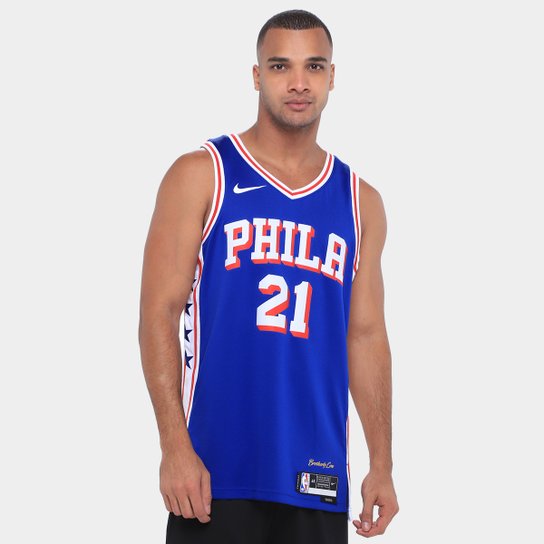Regata Jersey NBA Nike Philadelphia 76ers Joel Embiid Nº 21 - Masculina