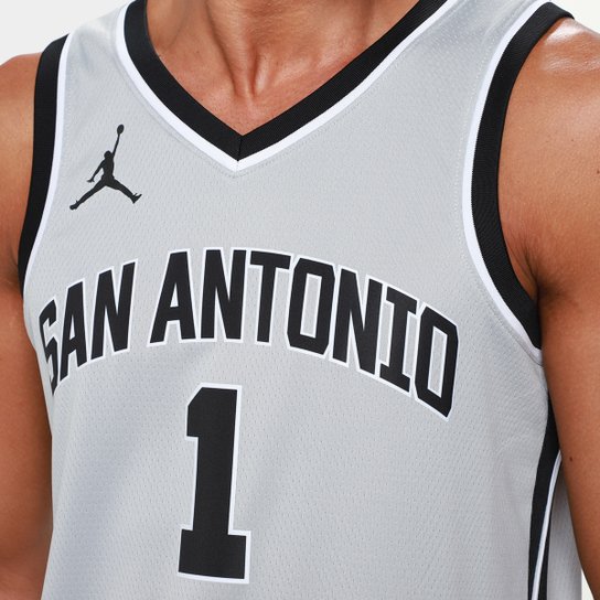 Regata Jersey NBA Nike San Antonio Spurs Victor Wembanyama Nº 1 Masculina