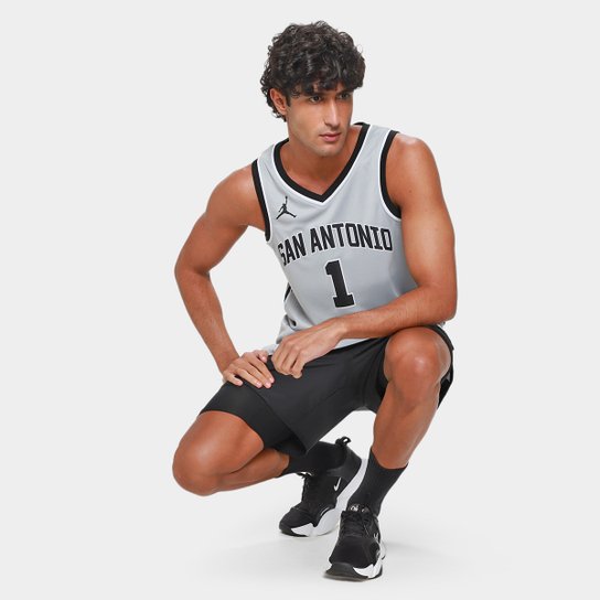 Regata Jersey NBA Nike San Antonio Spurs Victor Wembanyama Nº 1 Masculina