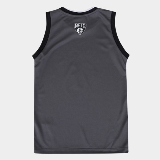 Regata NBA Infantil Brooklyn Nets Blooming Braziline