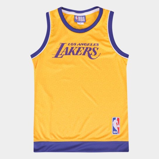 Regata NBA Infantil Los Angeles Lakers Braziline