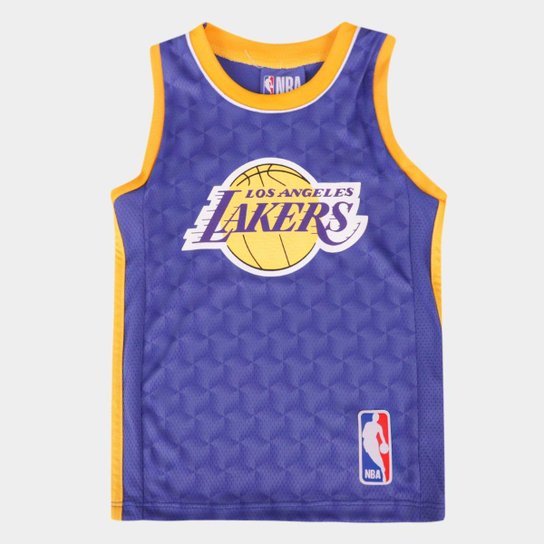 Regata NBA Infantil Los Angeles Lakers Braziline