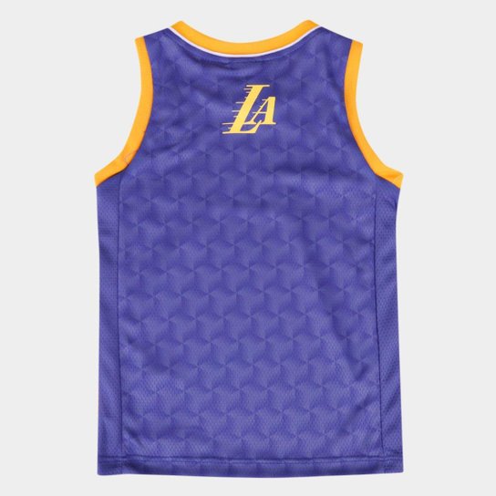 Regata NBA Infantil Los Angeles Lakers Braziline