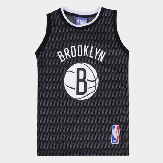 Regata NBA Juvenil Brooklyn Nets Blooming Braziline