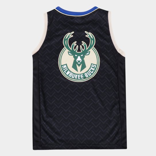 Regata NBA Juvenil Milwalkee Bucks Terms Braziline