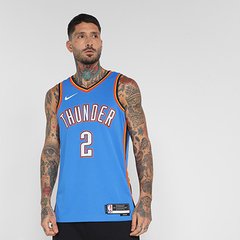 -16% OFF Regata NBA Nike Oklahoma City Thunder Shai Gilgeous-Alexander Nº 2 Dri-Fit Masculina R$ 599,99 R$ 474,99 no Pix ou 7x de R$ 71,43 Frete grátis