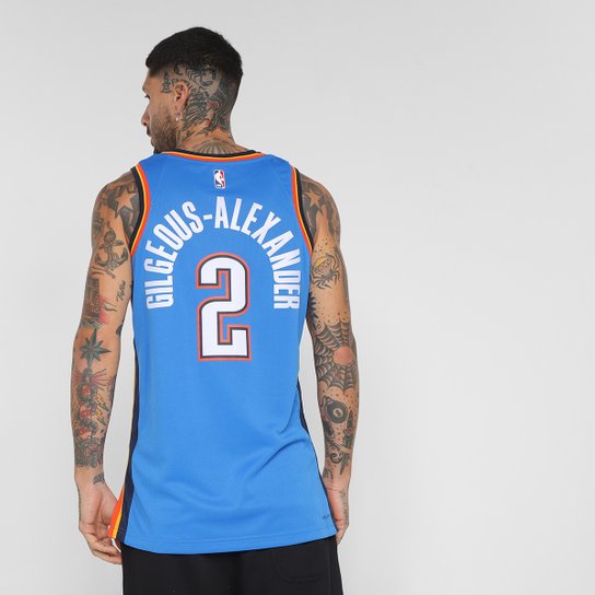 Regata NBA Nike Oklahoma City Thunder Shai Gilgeous-Alexander Nº 2 Dri-Fit Masculina