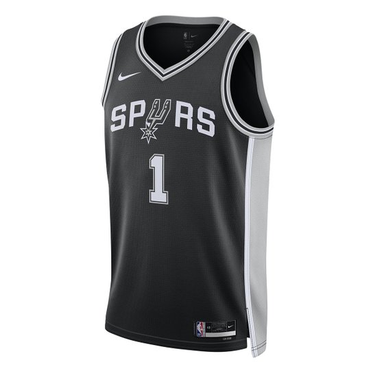 Regata NBA San Antonio Spurs Victor Wembanyama N° 1 Nike Masculina