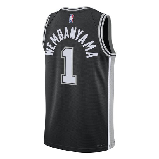 Regata NBA San Antonio Spurs Victor Wembanyama N° 1 Nike Masculina