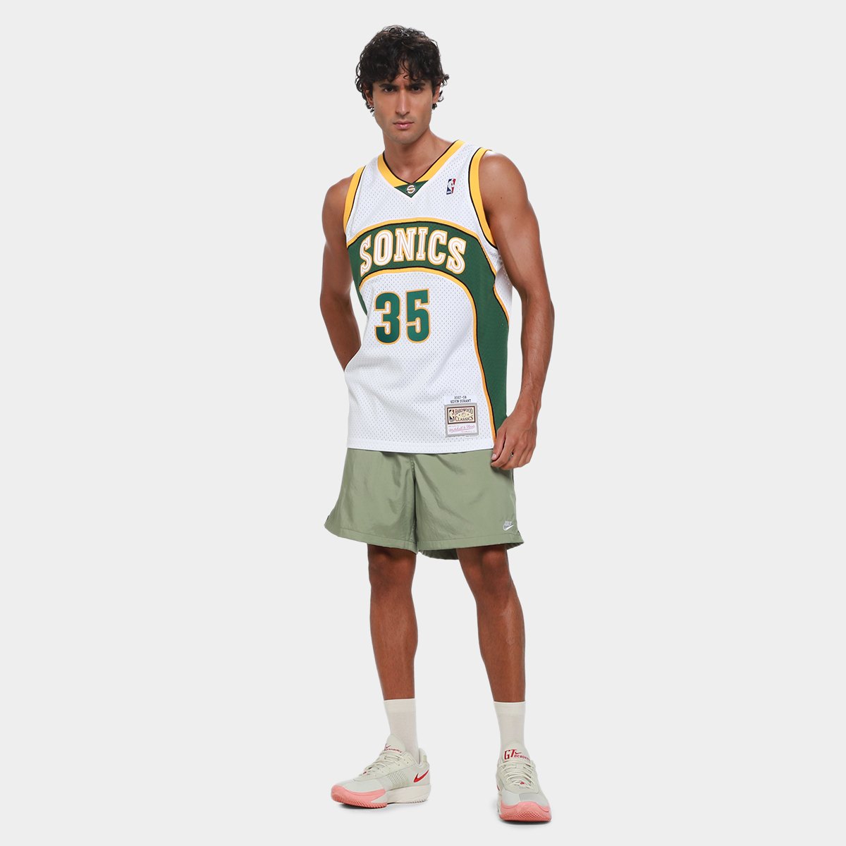 Regata NBA Seattle Supersonics Kevin Durant Nº 35 Mitchell & Ness
