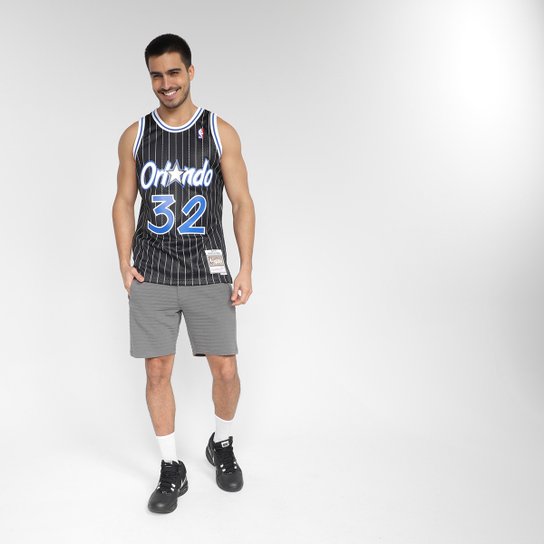 Regata Orlando Magic Shaquille O'Neal Mitchell & Ness Alternate Masculina