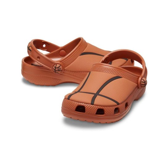 Sandália Crocs Infantil Classic Bola Basquete Clog T Sienna