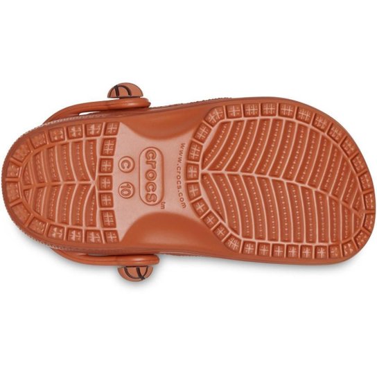 Sandália Crocs Infantil Classic Bola Basquete Clog T Sienna