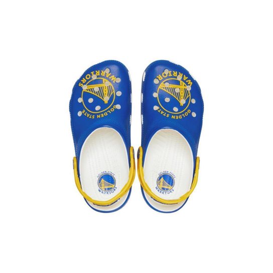 Sandália crocs nba gs warriors clog white