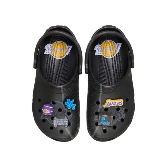 Sandália crocs nba lakers elevated classic clog multi