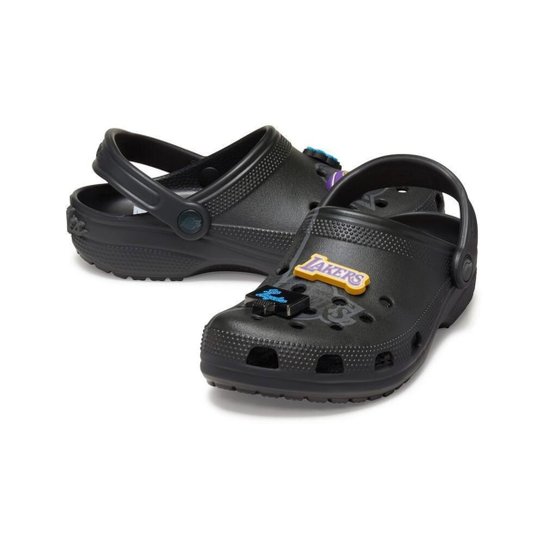 Sandália crocs nba lakers elevated classic clog
