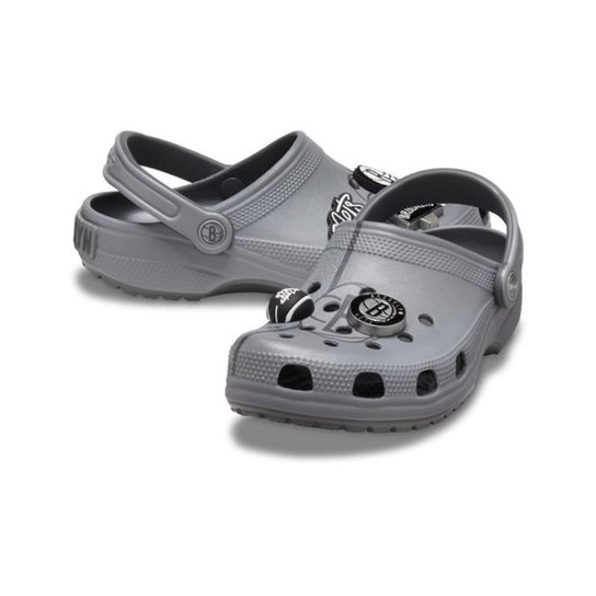 Sandália crocs nba nets elevated classic clog multi