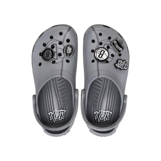 Sandália crocs nba nets elevated classic clog multi