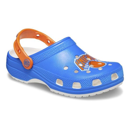 Sandália crocs nba new york knicks white