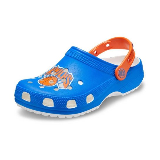 Sandália crocs nba new york knicks white