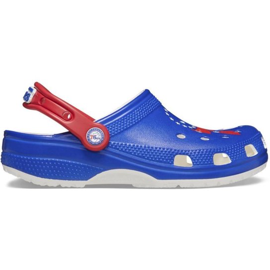 Sandália crocs nba philadelphia 76ers white