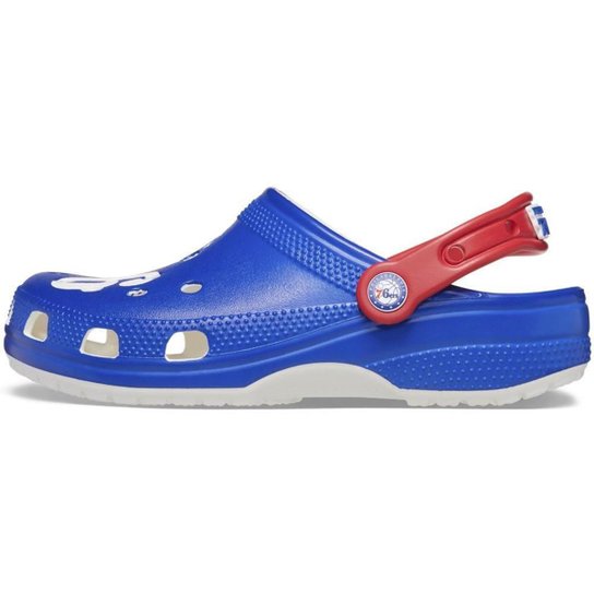 Sandália crocs nba philadelphia 76ers white