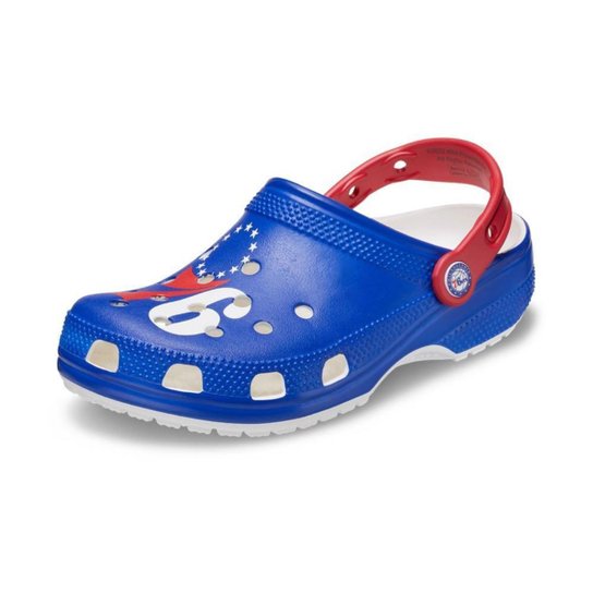 Sandália crocs nba philadelphia 76ers white