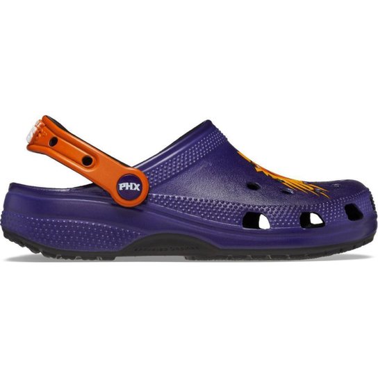 Sandália crocs nba phoenix suns classic clog black