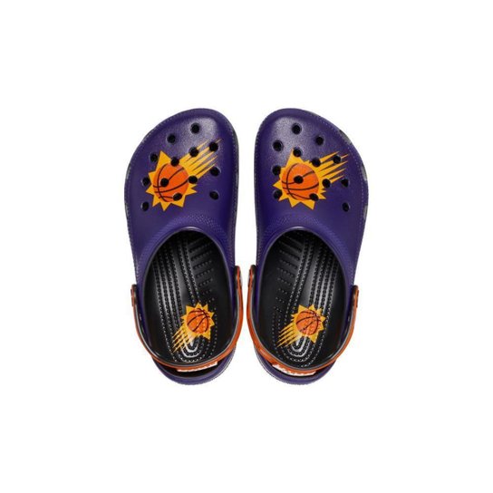 Sandália crocs nba phoenix suns classic clog black