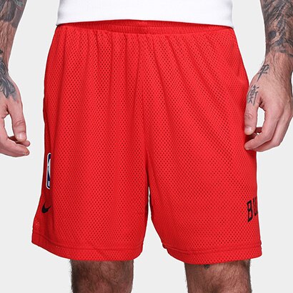 Short NBA Nike Chicago Bulls Masculino - Vermelho