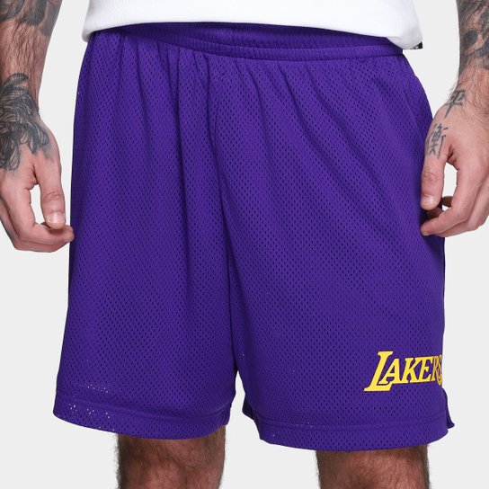 Short NBA Nike Los Angeles Lakers Masculino