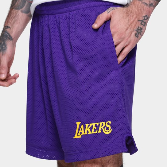 Short NBA Nike Los Angeles Lakers Masculino