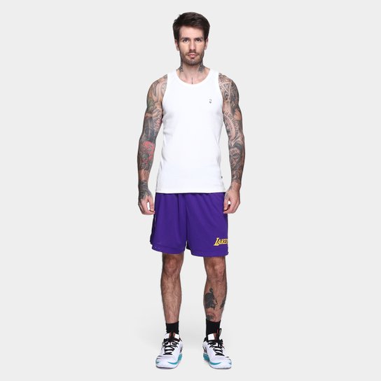 Short NBA Nike Los Angeles Lakers Masculino