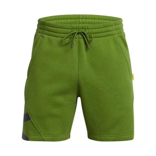 Shorts de Basquete Masculino Under Armour Curry Splash Fleece G Verde