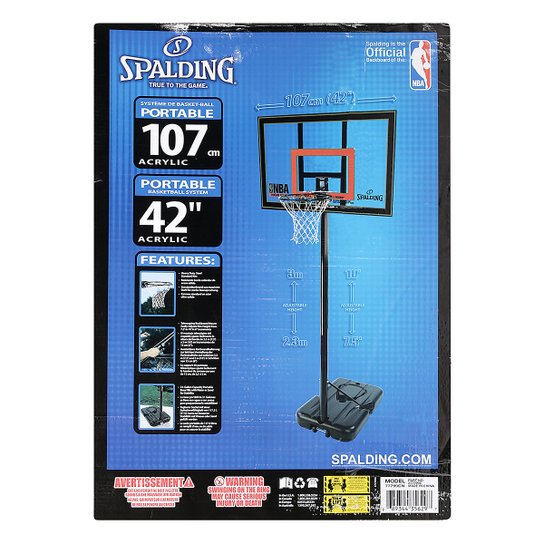 Tabela de Basquete Spalding Highlight Portable
