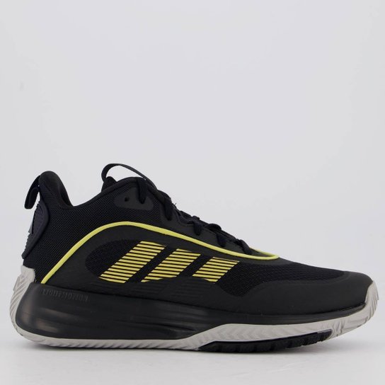 Tênis Adidas Own The Game 3.0 Preto e Amarelo