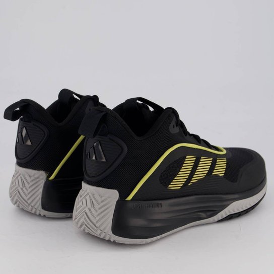 Tênis Adidas Own The Game 3.0 Preto e Amarelo