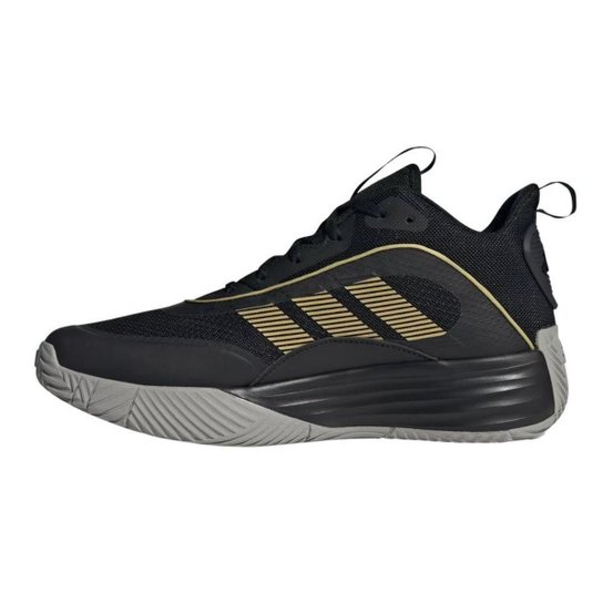 Tênis Adidas Ownthegame Basquete Preto e Dourado - Masculino 43