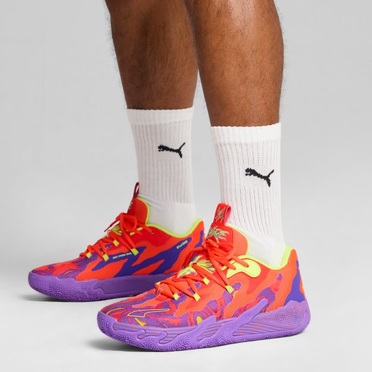 Tênis Basquete Puma MB.03 Lo Lava