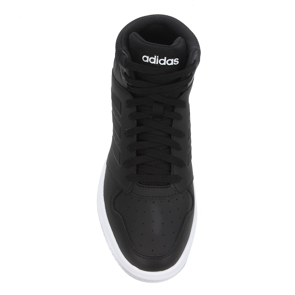 tenis cano alto adidas preto