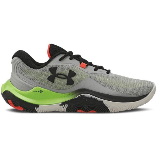 Tênis de Basquete Masculino Under Armour Buzzer 2 43 Cinza