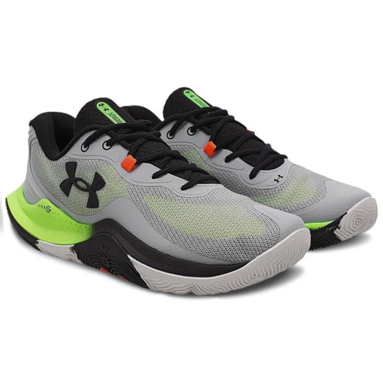 Tênis de Basquete Masculino Under Armour Buzzer 2 48 Cinza