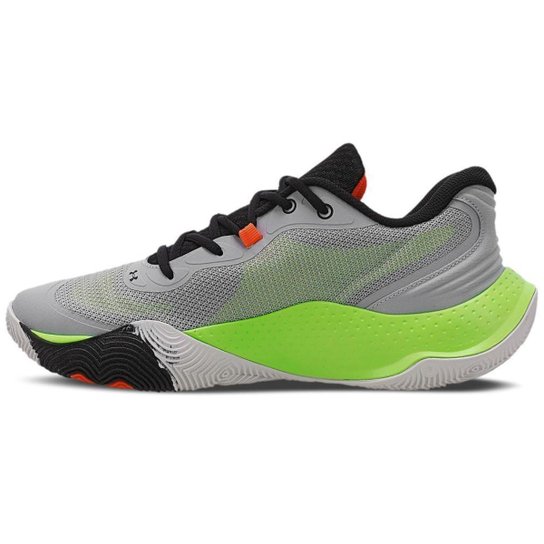 Tênis de Basquete Masculino Under Armour Buzzer 2 48 Cinza