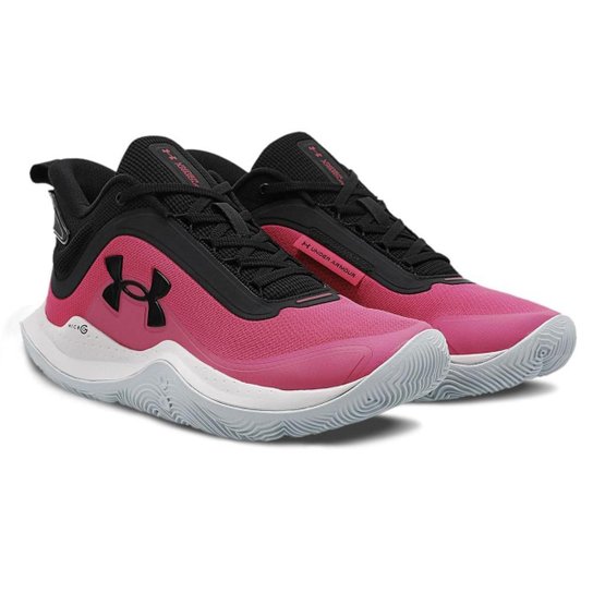 Tênis de Basquete Masculino Under Armour Swish 47 Rosa